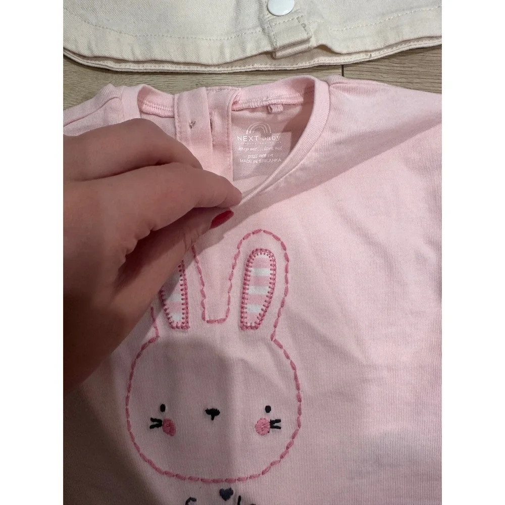 Baby Girl Bundle Next Little Me 3-6 6 Months NWT Jacket Cardigan Bunny Set 4pc